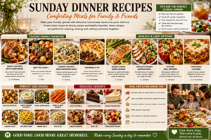 Sunday Dinner Recipes: Easy and Comforting Meals for Family Gatherings