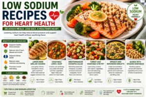 Low Sodium Recipes for Heart Health: Delicious and Healthy Meals for a Healthy Heart